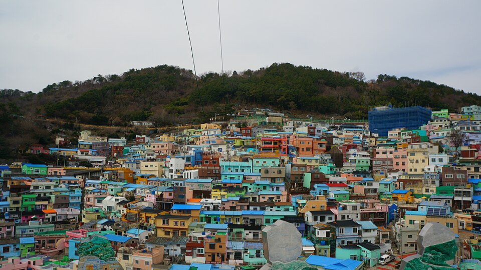 Colourful Gamcheon Culture Village in Busan